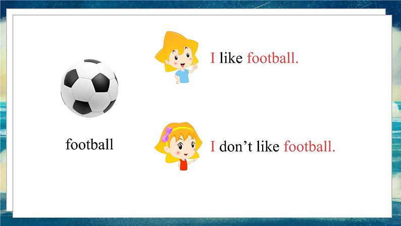 外研版（一起）英语一年级下册课件 Module 9《Unit 1 I like football》06