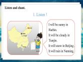 外研版（一起）英語(yǔ)六年級(jí)下冊(cè)課件 《Module 2Unit 2 It will rain in Beijing.》