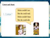 外研版（一起）英語六年級下冊課件 《Module 7Unit 2 She couldn't see or hear.》