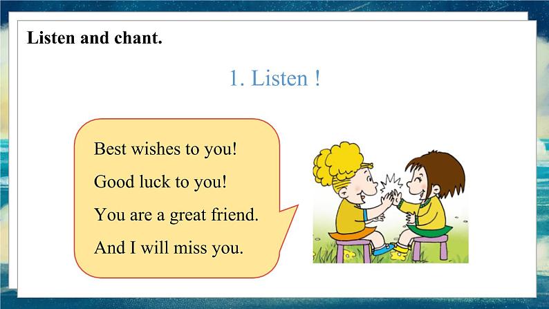 外研版（一起）英语六年级下册课件 《Module 9Unit 1 Best wishes to you !》04