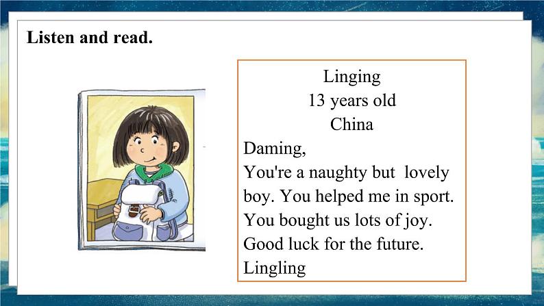 外研版（一起）英语六年级下册课件 《Module 9Unit 1 Best wishes to you !》08