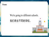 外研版（一起）英语六年级下册课件 《Module 10Unit 1 We're going to different schools.》