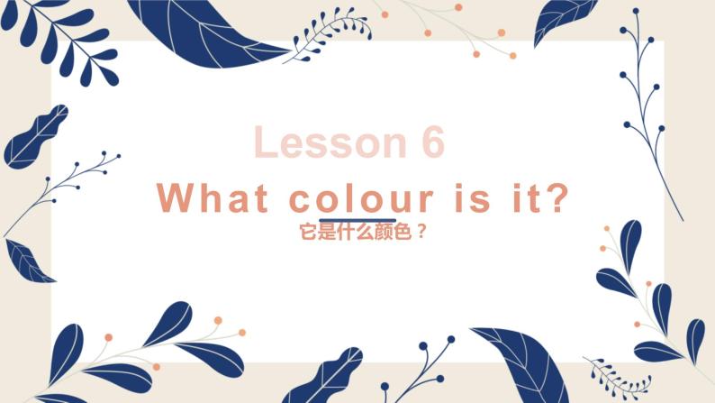 Lesson 6 What colour is it课件PPT02