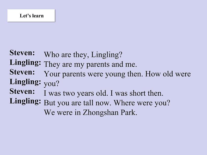 Lesson7 Your parents were young then 课件05