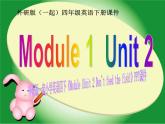 外研版一起小学英语四下《Module 1Unit 2 Don't feed the fish!》PPT课件 (3)