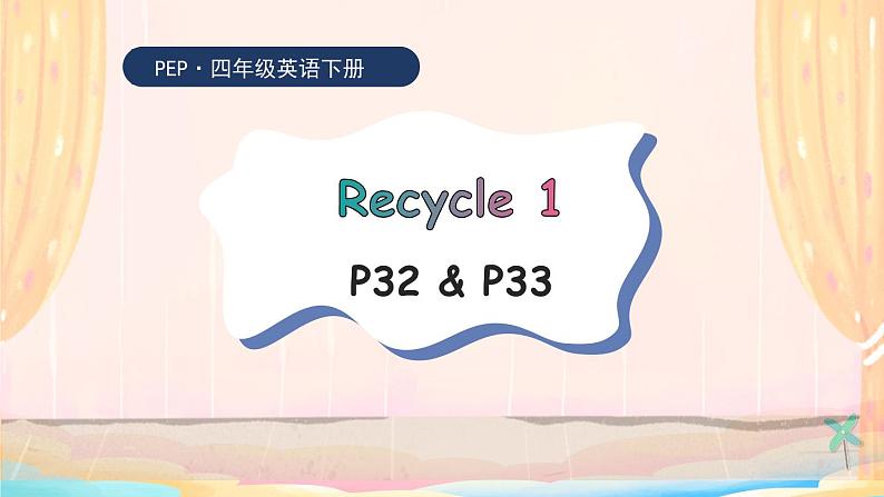 Recycle 1 第1课时第1页