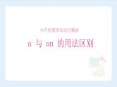 【精品 】小升初英语知识点精讲  a与an的用法区别课件PPT