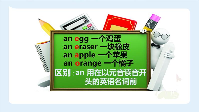 【精品 】小升初英语知识点精讲  a与an的用法区别课件PPT第5页