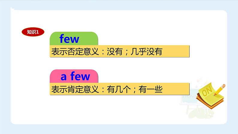 【精品】小升初英语知识点精讲  few a few little a little的用法课件PPT04