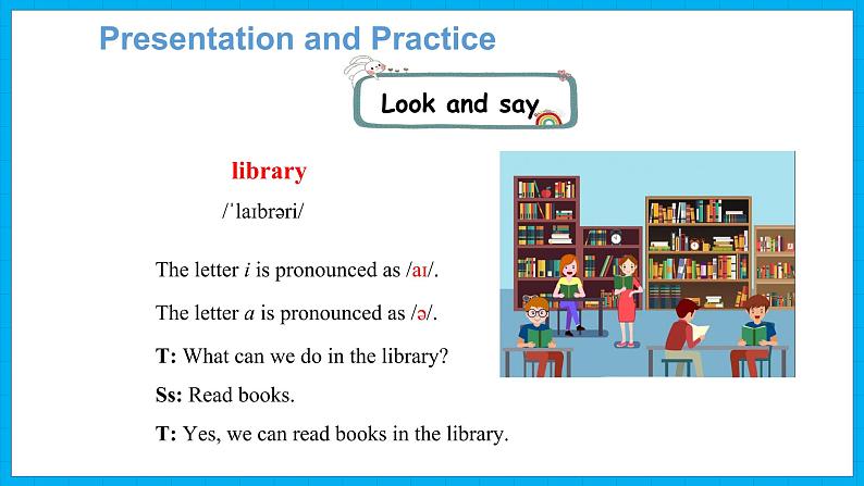 Unit 1  My school Part A Let’s learn & Let’s do（课件）人教PEP版英语四年级下册第6页