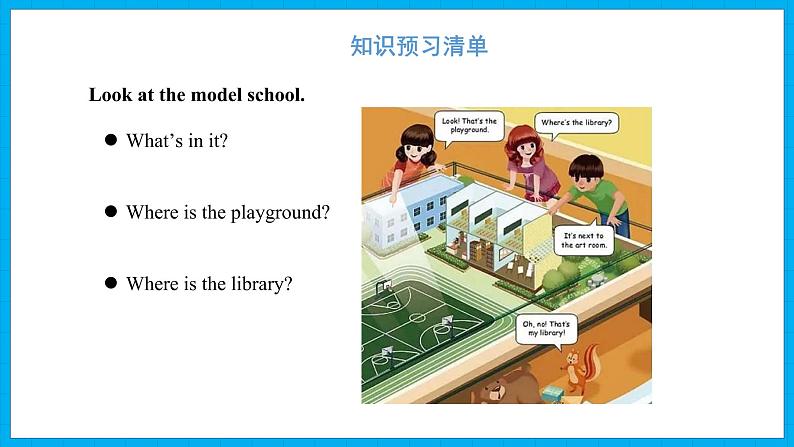 Unit 1  My school Part A Let’s talk  & Look, ask and answer（课件）人教PEP版英语四年级下册第2页