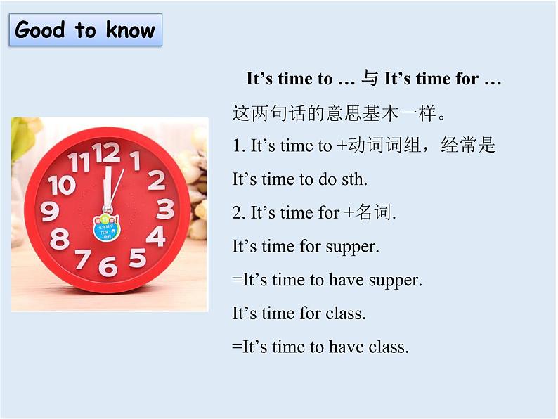 Unit 2　What time is it？Part A Let’stry & Let’s talk（课件）人教PEP版英语四年级下册01
