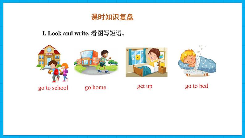 Unit 2　What time is it？Part B Read and write &Part B Let’s check & Part C  Story time（课件）人教PEP版英语四年级下册02