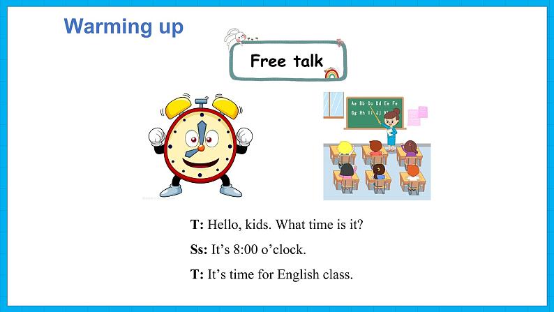 Unit 2　What time is it？Part B Read and write &Part B Let’s check & Part C  Story time（课件）人教PEP版英语四年级下册04