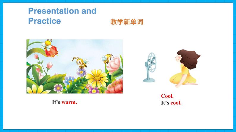 Unit 3　Weather Part A Let’s learn & Let’s chant（课件）人教PEP版英语四年级下册08