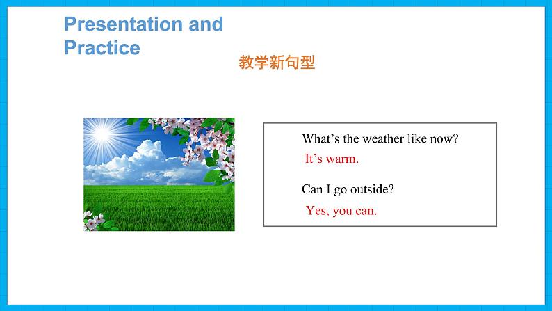 Unit 3　Weather Part A Let’s talk  & Let’s play（课件）人教PEP版英语四年级下册07