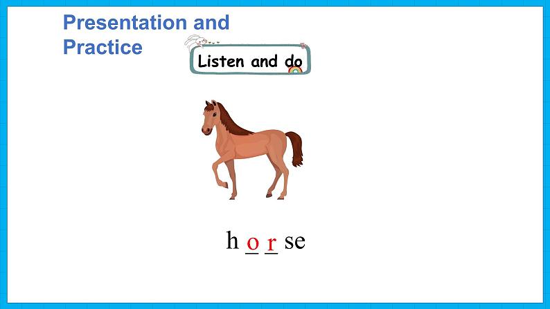 Unit 4　At the farm  Part B Let’s learn & Draw and say（课件）人教PEP版英语四年级下册第5页