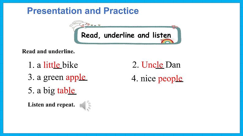 Unit 5　My clothes  Part A Let’s spell &Part B Let’s sing（课件）人教PEP版英语四年级下册第8页