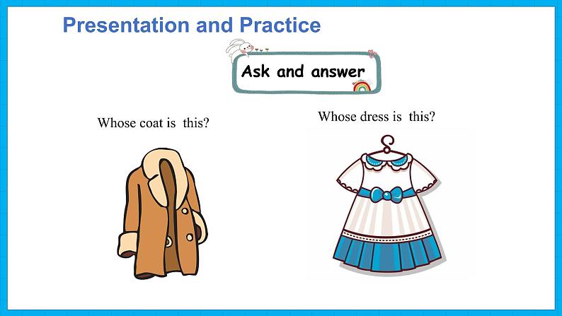 Unit 5　My clothes Part B Let’s learn &Let’s find out（课件）人教PEP版英语四年级下册06