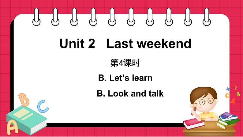 Unit 2 Part B Let’s learn &Look and talk（课件）人教PEP版英语六年级下册01