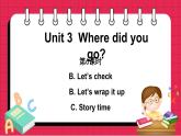 Unit 3 Part B Let’s check & Part B Let’s wrap it up & PartC Story time（课件）人教PEP版英语六年级下册