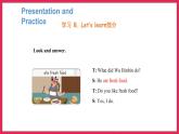 Unit 3 Part B Let’s learn &Look and say（课件）人教PEP版英语六年级下册