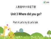 Unit 3 A Let’s talk课件