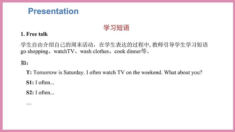 Unit 1 My day Part B Let’s try & Let’s talk（课件）人教PEP版英语五年级下册05