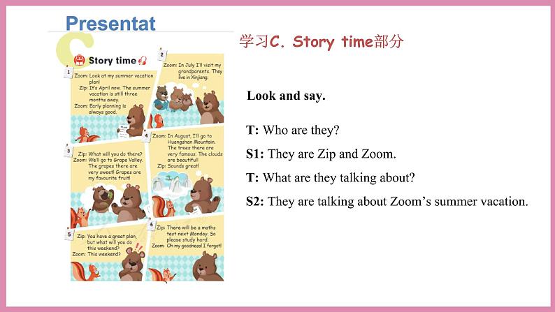 Unit 3 Part A Let’s spell & Part B Let’s wrap it up & PartC Story time（课件）人教PEP版英语五年级下册08