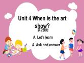 Unit 4 Part A Let’s learn &Ask and answer（课件）人教PEP版英语五年级下册