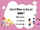 Unit 4 Part A Let’s try & Let’s talk（课件）人教PEP版英语五年级下册