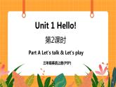 Unit 1 第2课时 Part A Let's talk & Let's play 课件+教案+素材