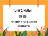 Unit 1 第6课时 Part B Start to read & Let's check & C Story time 课件+教案+素材
