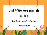 Unit 4 第1课时 Part A Let's learn & Let's chant 课件+教案+素材