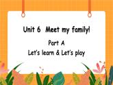 Unit 6 第1课时 A Let's learn& Let’s play 课件+教案+素材