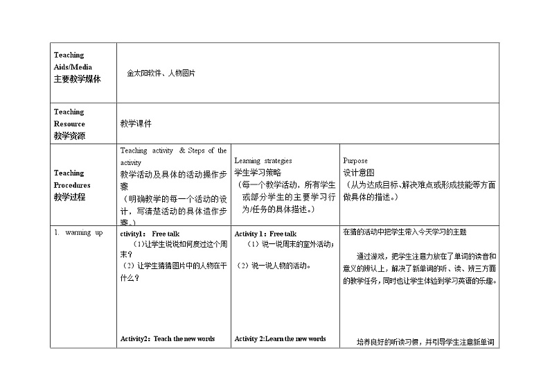 教科版三年级英语上册Module5 Unit９第1课时Is it a cat？教案02