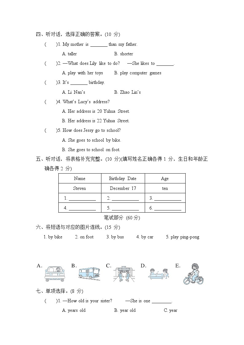 Unit 3 单元测试第2页