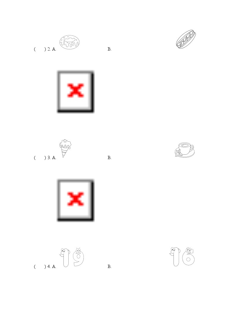 Unit 4 Food and Restaurants 单元测试卷（试卷含听力及材料）冀教版（三起）英语三年级下册02