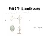 人教版英语五年级下册第2单元Unit 2 My favourite season Part A  Let’s spell 课件