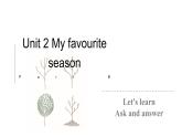 人教版英语五年级下册第2单元Unit 2 My favourite season Part B  Let’s learn & Ask and answer 课件