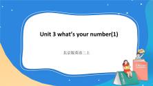 北京版英语二上 Unit 3 what’s your number(1) PPT课件_ppt00