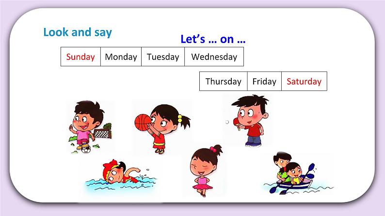 Unit 1 What day is today Lesson4 课件+音频素材 北京版英语二上03