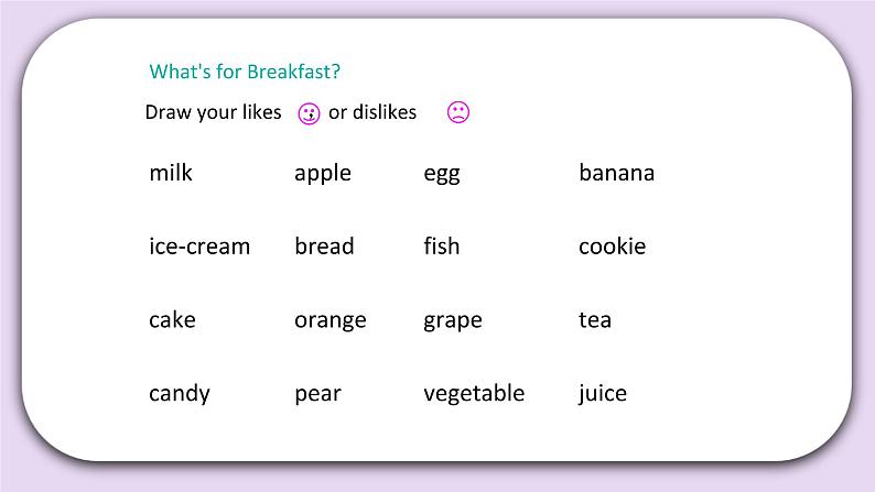 Unit 2 What’s for breakfast Lesson5 课件+音频素材 北京版英语二下02