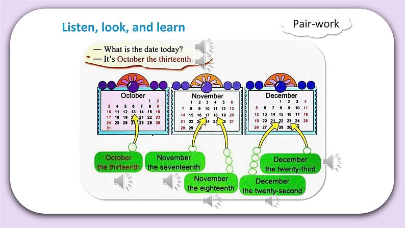 Unit 2 October 1st is our National Day Lesson6 课件+音频素材+练习(含答案) 北京版英语三上08