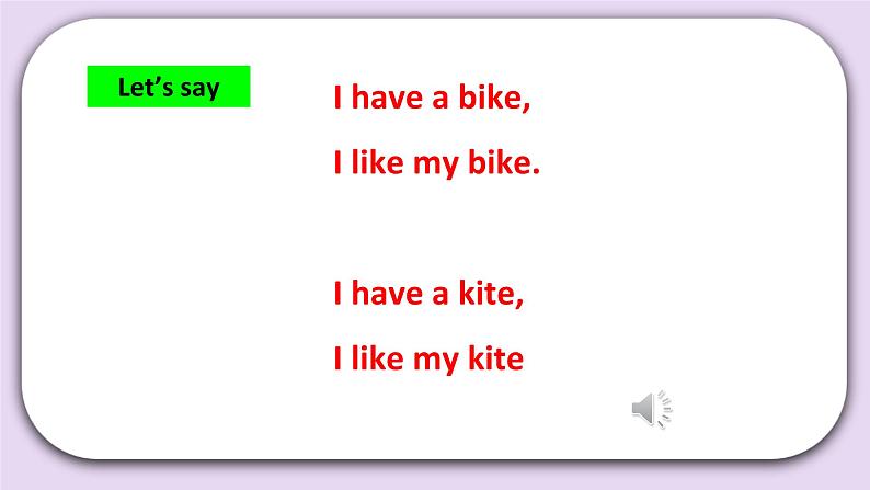 Unit 2 Good morning Lesson5(1) 课件+音视频素材 北京版英语一上03