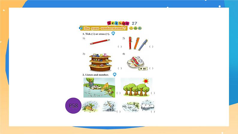 北京版英语四上 Unit 8 Revision(1) PPT课件06