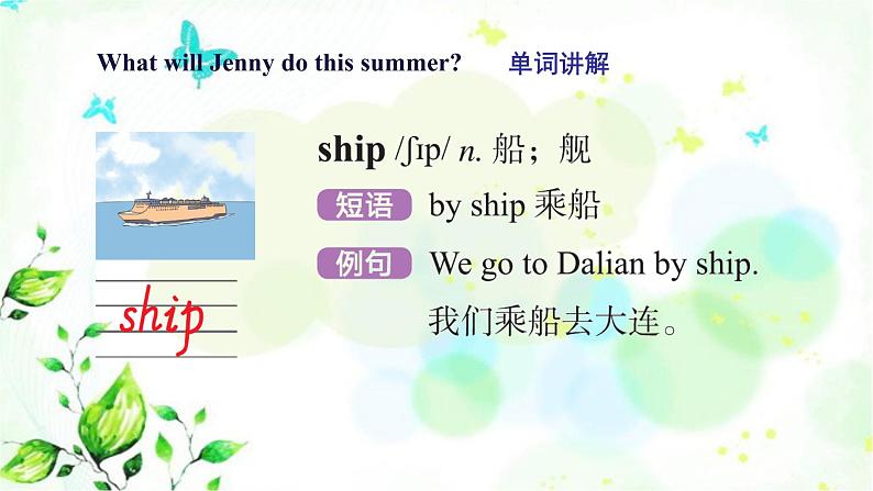 冀教版六年级英语下册Unit3 Lesson15 Jenny’s Summer Holiday 教学课件+教案+视频08