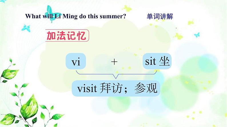 冀教版六年级英语下册Unit3 Lesson16 Li Ming’s Summer Holiday 教学课件+教案+视频05