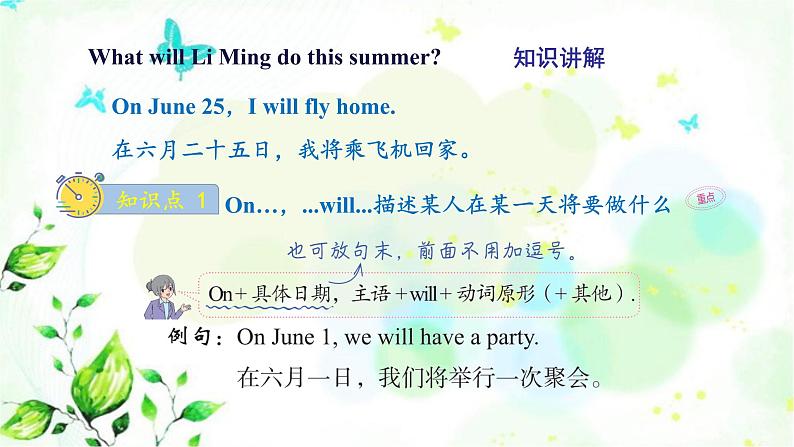 冀教版六年级英语下册Unit3 Lesson16 Li Ming’s Summer Holiday 教学课件+教案+视频08