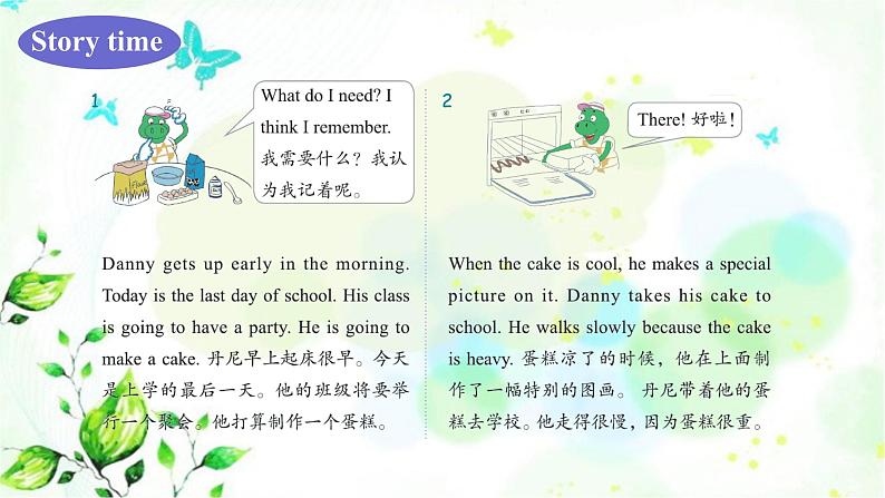 冀教版六年级英语下册Unit4 Lesson24 Danny's Surprise Cake 教学课件+教案+视频04